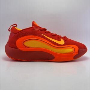 NIKE AIR Zoom IsoFly GS "Total Orange" Basketball Shoes Youth Size 7Y